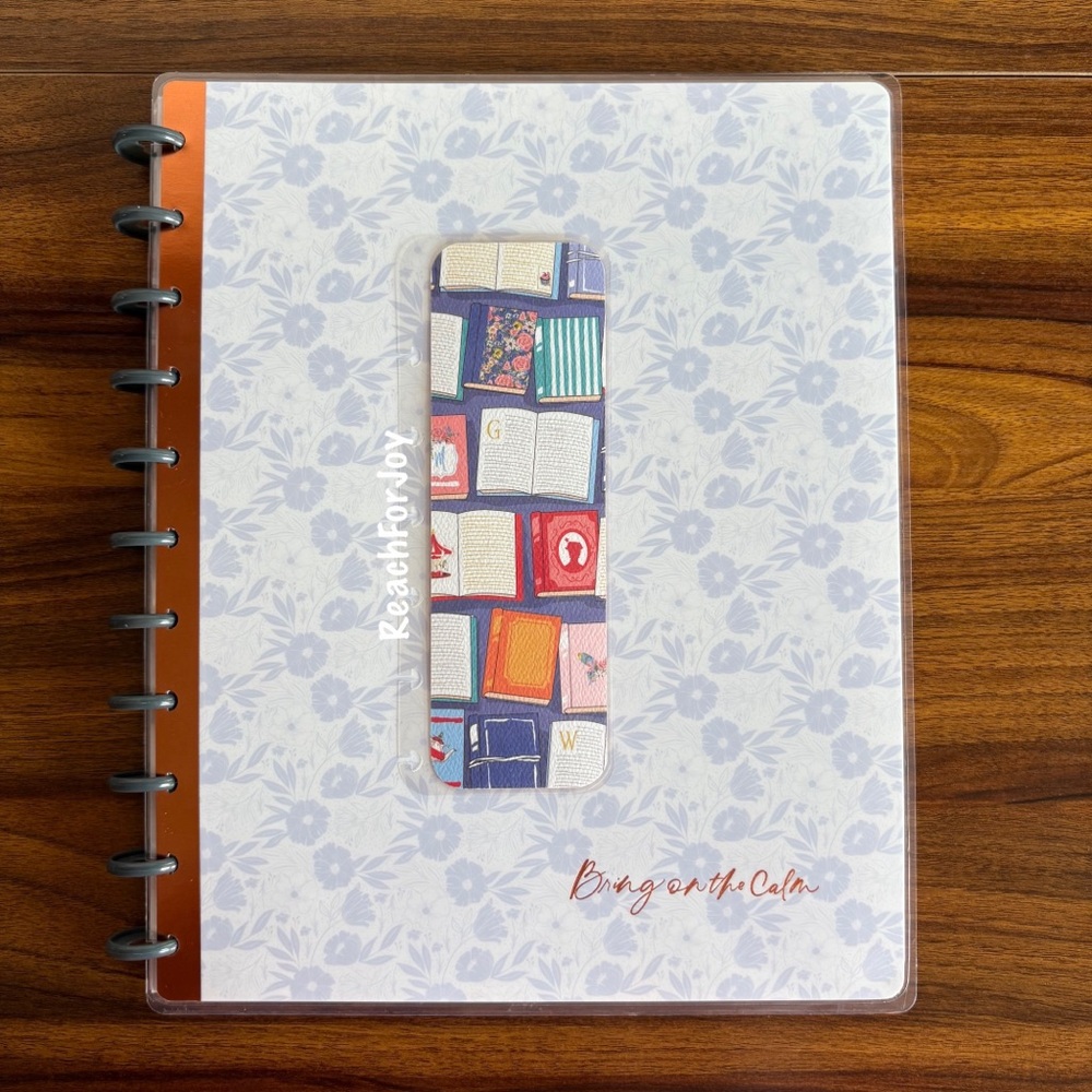 Happy Planner Bookmark Book Print Page Holder Handmade Bibliophile